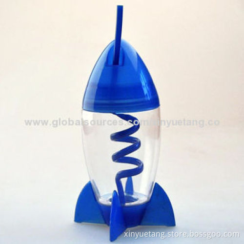 Food Grade 300mL Drink Tumbler, Rocket-shaped Design, Low-MOQ, Manufacture WholesaleNew